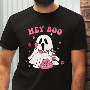 Groovy Hey Boo Cute Ghost Funny Halloween Mens Womens Kids T Shirt 3 1