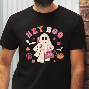 Groovy Hey Boo Cute Ghost Funny Halloween Mens Womens Kids T Shirt 3 2