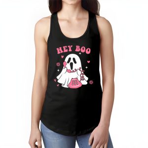 Groovy Hey Boo Cute Ghost Funny Halloween Mens Womens Kids Tank Top 1 1