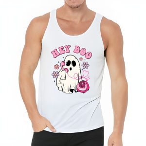 Groovy Hey Boo Cute Ghost Funny Halloween Mens Womens Kids Tank Top 3