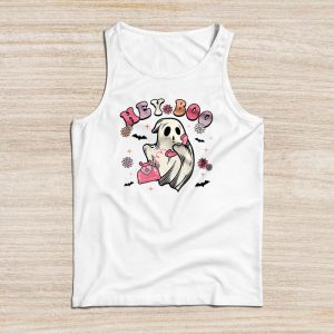 Spirit Halloween Shirts Groovy Hey Boo Cute Ghost Special Tank Top