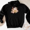 Groovy Vintage Floral Ghost Cute Halloween Spooky Season Hoodie