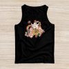 Groovy Vintage Floral Ghost Cute Halloween Spooky Season Tank Top