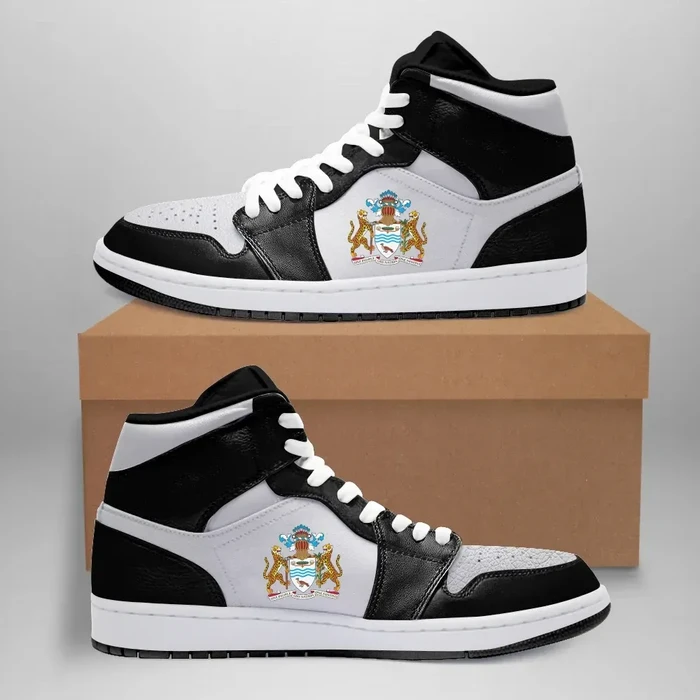 Guyana High Sneakers Air Jordan 1 - Black/White JD1 Shoes