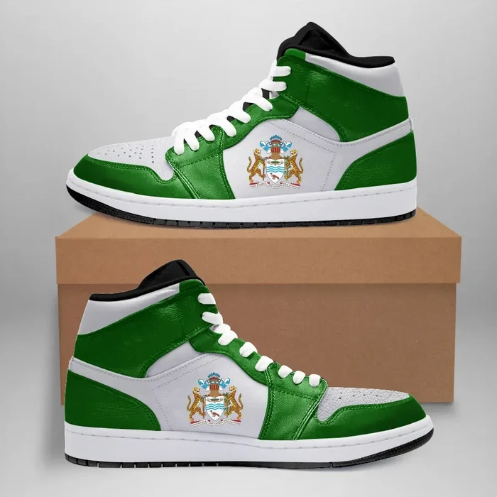 Guyana High Sneakers Air Jordan 1 - Pine Green JD1 Shoes