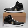 Guyana High Sneakers Air Jordan 1- Retro Mid Black Dark Grey JD1 Shoes
