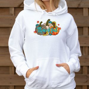 Happpy Thanksgiving Day Autumn Fall Maple Leaves Thankful Hoodie 3 3