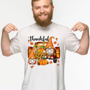 Happpy Thanksgiving Day Autumn Fall Maple Leaves Thankful T Shirt 2 2