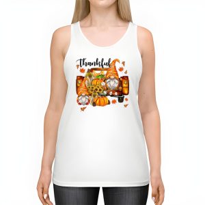 Happpy Thanksgiving Day Autumn Fall Maple Leaves Thankful Tank Top 2 2