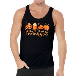 Happpy Thanksgiving Day Autumn Fall Maple Leaves Thankful Tank Top 3 1