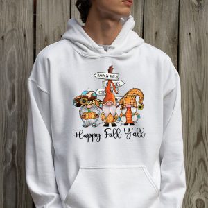 Happy Fall Yall Gnome Autumn Gnomes Pumpkin Spice Season Hoodie 2 1