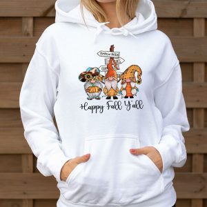 Happy Fall Yall Gnome Autumn Gnomes Pumpkin Spice Season Hoodie 3 1