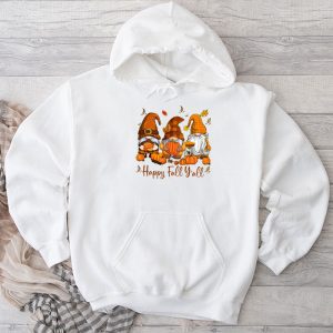 Thanksgiving Shirt Ideas Happy Fall Y’all Gnome Autumn Lovely Hoodie