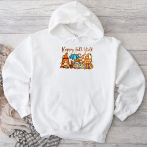 Thanksgiving Shirt Ideas Happy Fall Y’all Gnome Autumn Lovely Hoodie