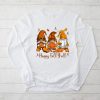 Happy Fall Y'all Gnome Autumn Gnomes Pumpkin Spice Season Longsleeve Tee
