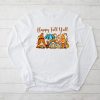 Happy Fall Y'all Gnome Autumn Gnomes Pumpkin Spice Season Longsleeve Tee