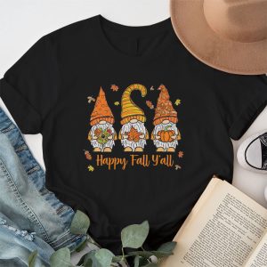 Happy Fall Yall Gnome Autumn Gnomes Pumpkin Spice Season T Shirt 1