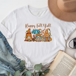 Happy Fall Yall Gnome Autumn Gnomes Pumpkin Spice Season T Shirt 1 4