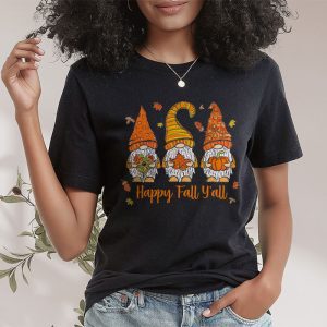 Happy Fall Yall Gnome Autumn Gnomes Pumpkin Spice Season T Shirt 2