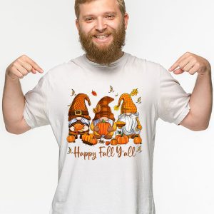 Happy Fall Yall Gnome Autumn Gnomes Pumpkin Spice Season T Shirt 3 3