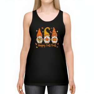 Happy Fall Yall Gnome Autumn Gnomes Pumpkin Spice Season Tank Top 2