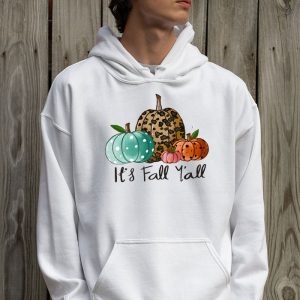 Happy Fall Yall Pumpkin Leopard Its Fall Yall Women Hoodie 2 2