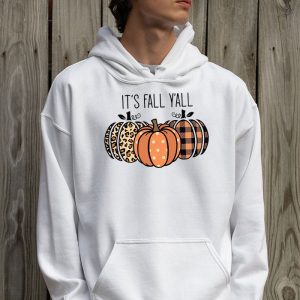 Happy Fall Yall Pumpkin Leopard Its Fall Yall Women Hoodie 2 3