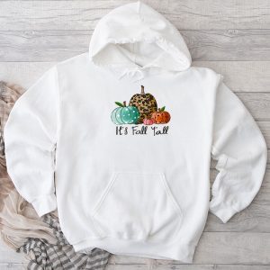 Funny Thanksgiving Shirts Happy Fall Pumpkin Leopard It’s Fall Y’all Perfect Hoodie