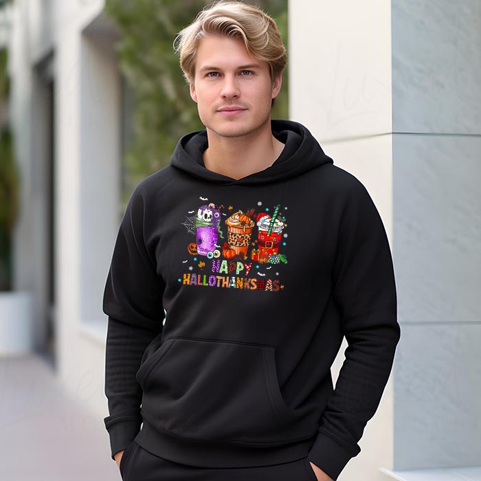 Happy-Hallothanksmas-Coffee-Latte-Halloween-Thanksgiving-Hoodie-2 Happy Hallothanksmas Coffee Latte Halloween Thanksgiving Hoodie 2