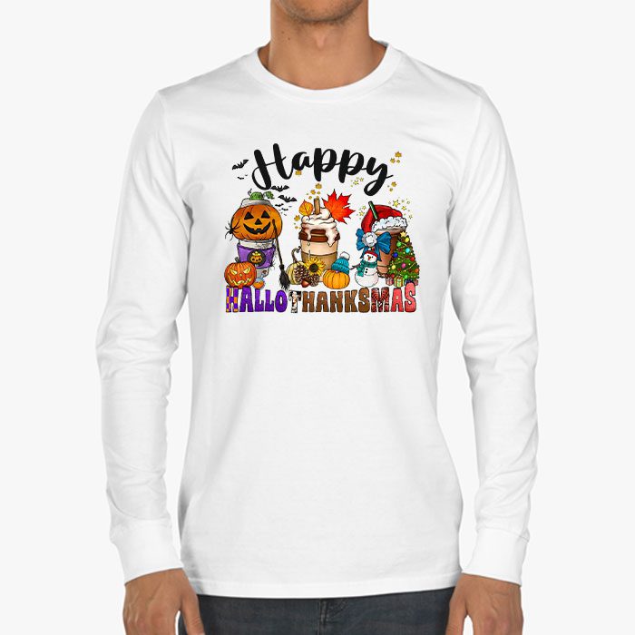 Happy-Hallothanksmas-Coffee-Latte-Halloween-Thanksgiving-Longsleeve-Tee-2 Happy Hallothanksmas Coffee Latte Halloween Thanksgiving Longsleeve Tee 2 3