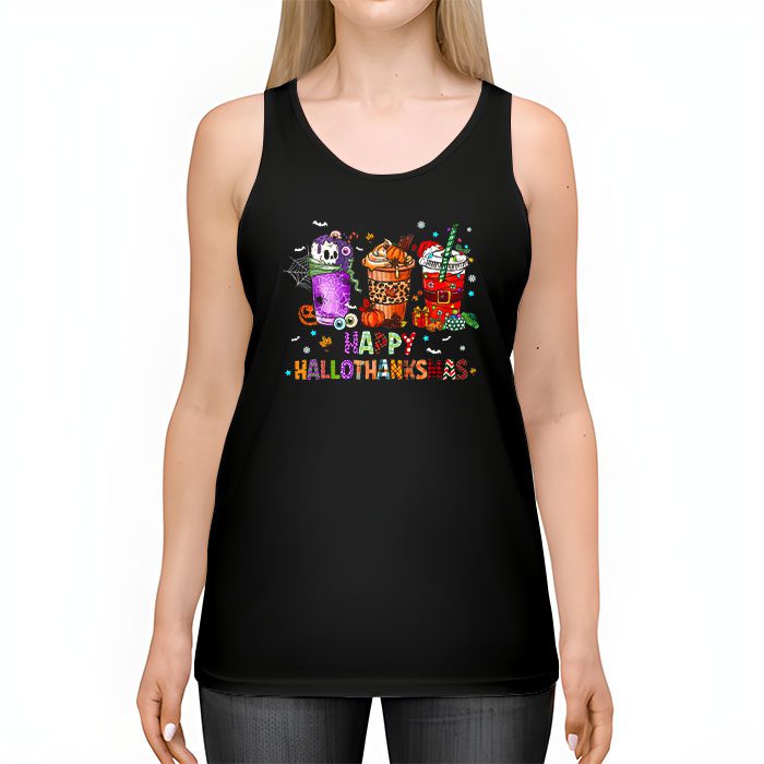 Happy-Hallothanksmas-Coffee-Latte-Halloween-Thanksgiving-Tank-Top-2 Happy Hallothanksmas Coffee Latte Halloween Thanksgiving Tank Top 2