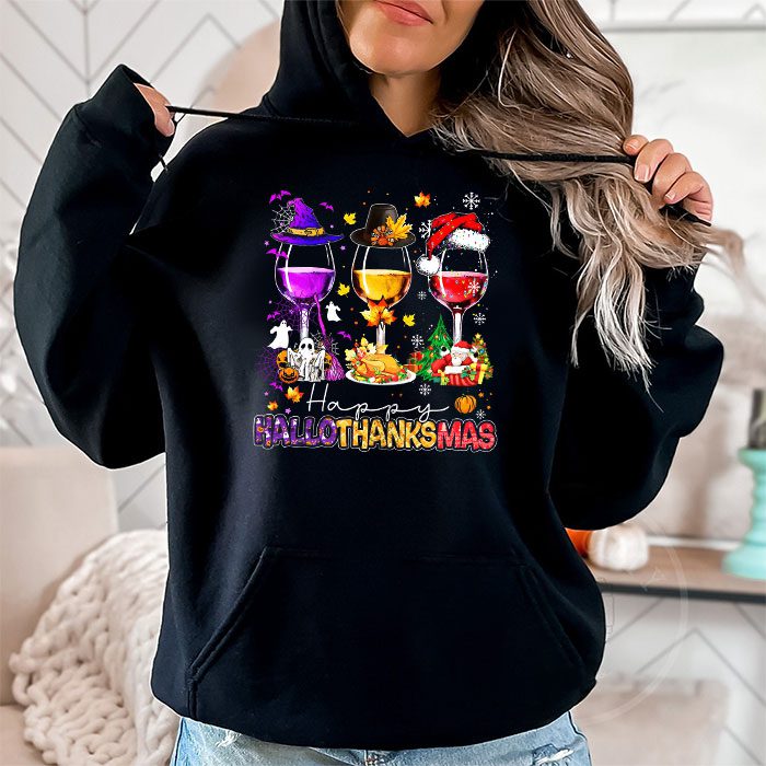 Happy-Hallothanksmas-Wine-Glasses-Witch-Santa-Hat-Pumpkin-Hoodie-2 Happy Hallothanksmas Wine Glasses Witch Santa Hat Pumpkin Hoodie 2 4