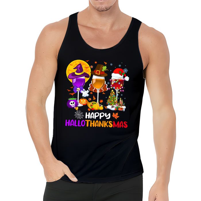 Happy-Hallothanksmas-Wine-Glasses-Witch-Santa-Hat-Pumpkin-Tank-Top-3 Happy Hallothanksmas Wine Glasses Witch Santa Hat Pumpkin Tank Top 3 2