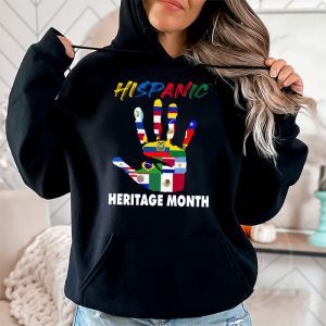 Happy National Hispanic Heritage Month All Countries Heart Hoodie 2 1