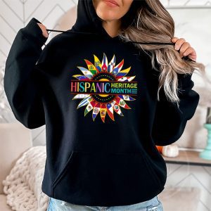 Happy National Hispanic Heritage Month All Countries Heart Hoodie 2 2