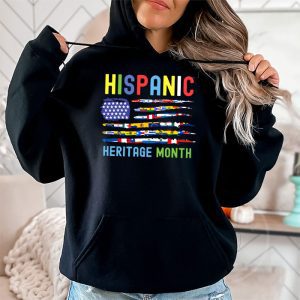 Happy National Hispanic Heritage Month All Countries Heart Hoodie 2 3