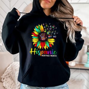 Happy National Hispanic Heritage Month All Countries Heart Hoodie 2