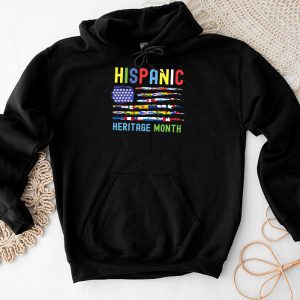 Hispanic Heritage Month Shirts All Countries Flag Hands Special Hoodie