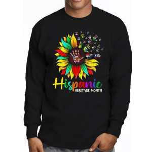 Happy National Hispanic Heritage Month All Countries Heart Longsleeve Tee 3