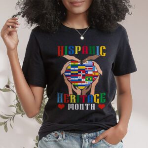 Happy National Hispanic Heritage Month All Countries Heart T Shirt 1 6