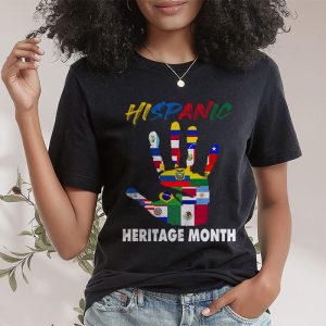 Happy National Hispanic Heritage Month All Countries Heart T Shirt 2 1