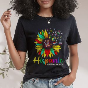 Happy National Hispanic Heritage Month All Countries Heart T Shirt 2