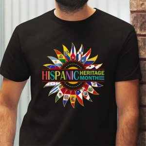 Happy National Hispanic Heritage Month All Countries Heart T Shirt 3 2