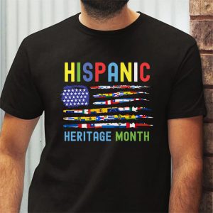 Happy National Hispanic Heritage Month All Countries Heart T Shirt 3 3