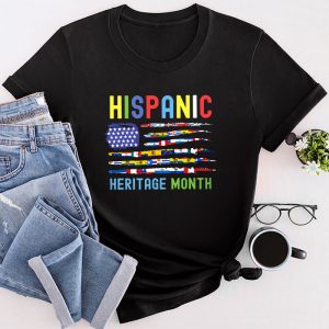 Hispanic Heritage Month Shirts All Countries Flag Hands Special T-Shirt