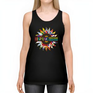 Happy National Hispanic Heritage Month All Countries Heart Tank Top 2 2