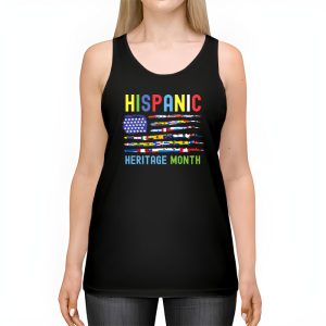 Happy National Hispanic Heritage Month All Countries Heart Tank Top 2 3