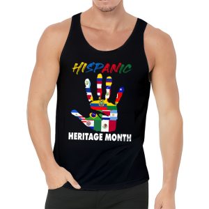 Happy National Hispanic Heritage Month All Countries Heart Tank Top 3 1