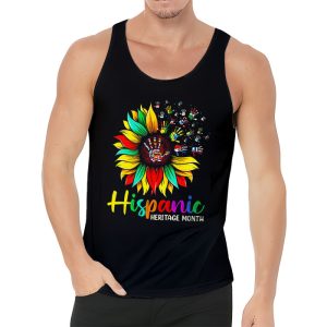 Happy National Hispanic Heritage Month All Countries Heart Tank Top 3