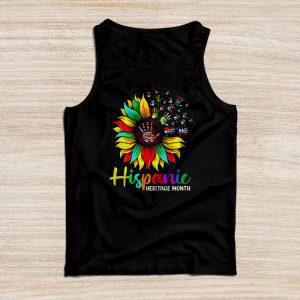 Happy National Hispanic Heritage Month All Countries Heart Tank Top